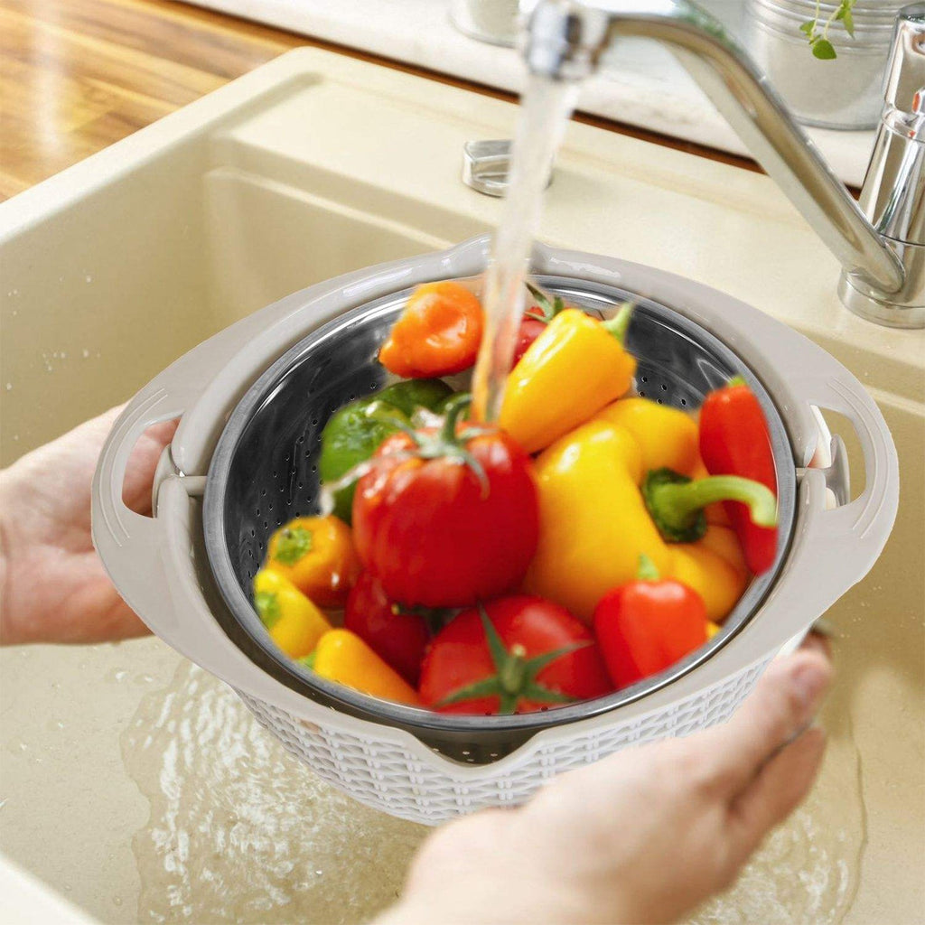 Stainless Steel Mixing Bowl with Lid – Multipurpose Kitchen Prep Bowl