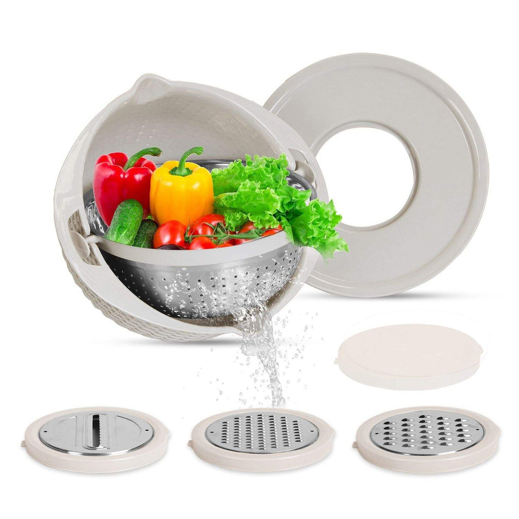 Stainless Steel Mixing Bowl with Lid – Multipurpose Kitchen Prep Bowl