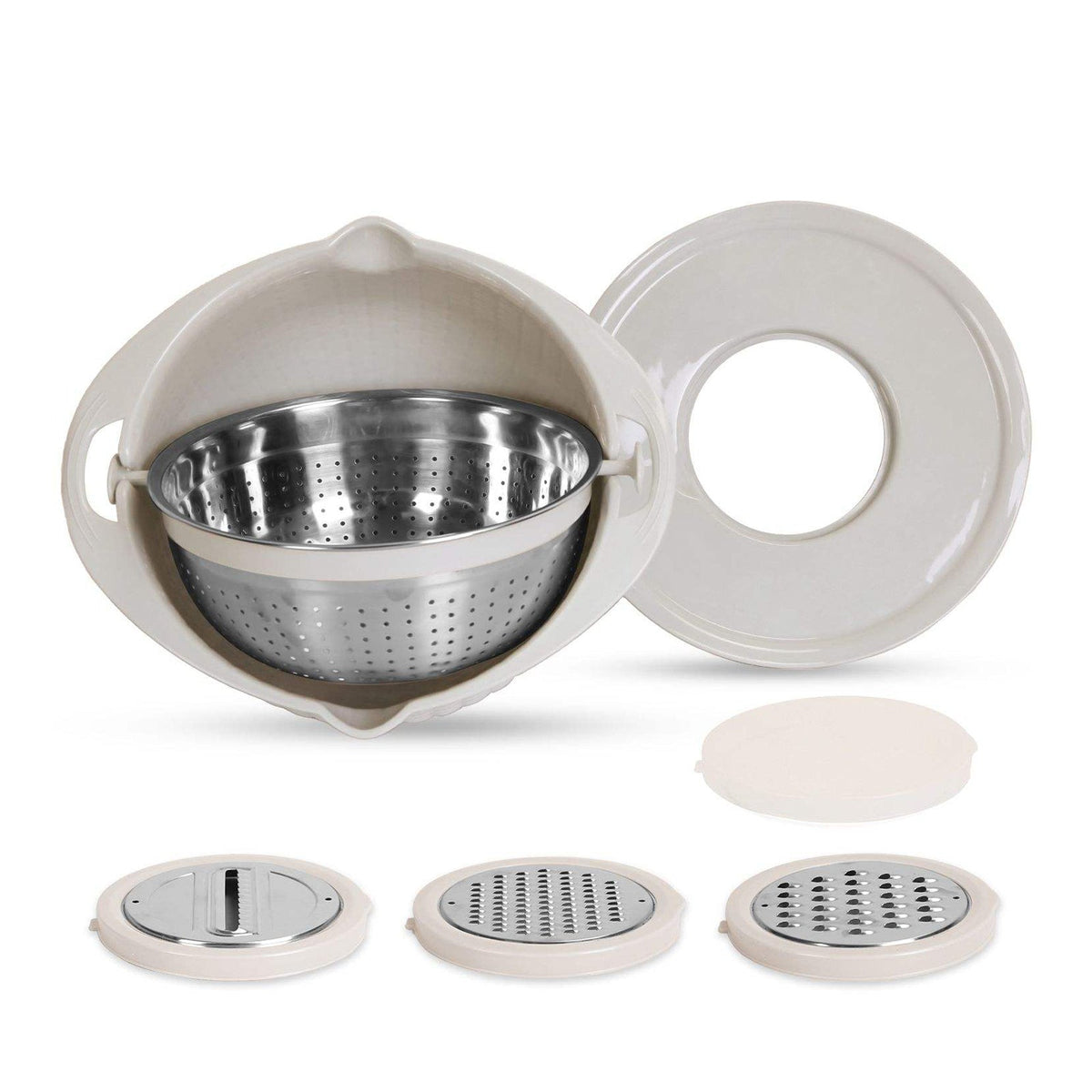 Stainless Steel Mixing Bowl with Lid – Multipurpose Kitchen Prep Bowl