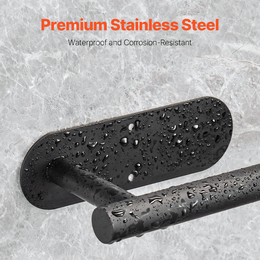 Stainless Steel Self-Adhesive Paper Towel Holder for Kitchen
