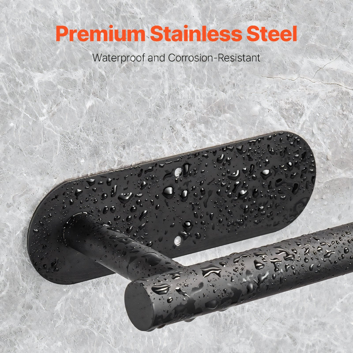 Stainless Steel Self-Adhesive Paper Towel Holder for Kitchen
